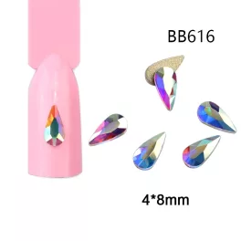   Piedra de molde de diamantes de imitación, AB pretender, caer 20 piezas
