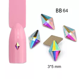   Diamantes de imitación, AB pretender, diamante mini 20 piezas