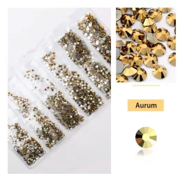   Conjunto de 1680 diamantes de imitación de cristal en 6 tamaños P17 - Aurum