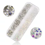 Conjunto de 1440 diamantes de imitación de cristal, 2 esmalte semipermanente , 6 tamaños S8