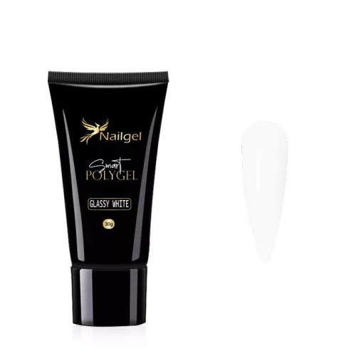 Smart polygel Glassy White - 30 g