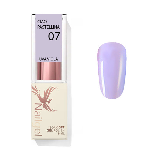 Ciao Pastellina 07 - UVA VIOLA - esmalte semipermanente 8 Ml