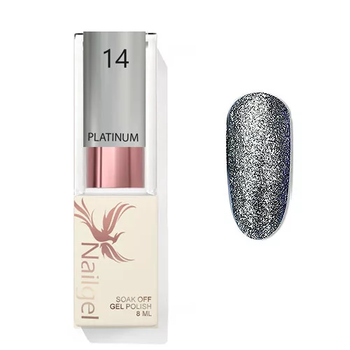 Platinum 014 esmalte semipermanente 8 ml