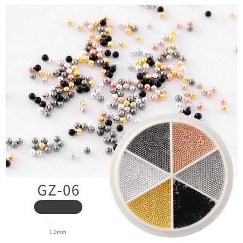 Granos de dispersión de seis esmalte semipermanente /caviar 1 mm