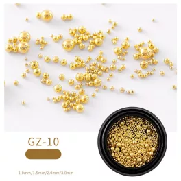   Granos de spray de oro / caviar tamaño mixto - paquete pequeño