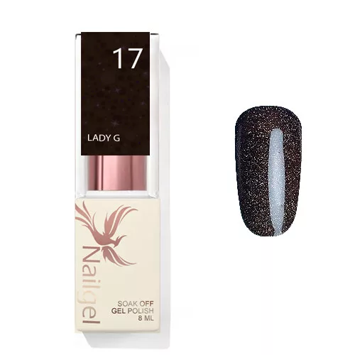 Lady G 017esmalte semipermanente  8 Ml