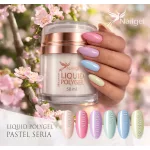 Colección Liquid Polygel pastel (6 piezas) en envase con bomba, con margarita efecto de regalo