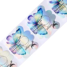 Nail art template - mariposa - 10 piezas