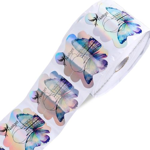 Nail art template - mariposa - 500 piezas
