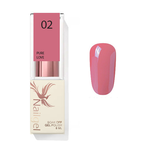 Pure Love 002 esmalte semipermanente  8 Ml