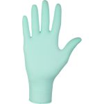 Guantes de prueba verde menta sin polvo de nitrilo verde nitrílico S