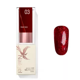 Rojo Rubí 003 esmalte semipermanente 8 Ml