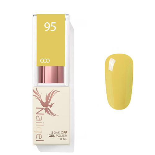 Transparente Amarillo 095 CCO esmalte semipermanente  8ml 