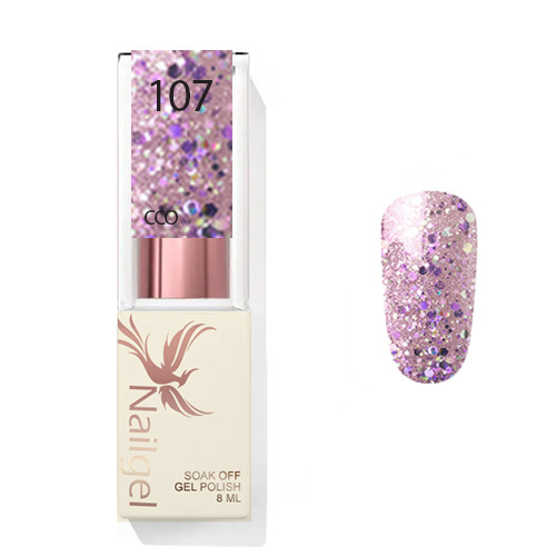 Rosa 107 CCO esmalte semipermanente  8ml