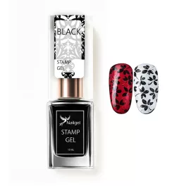 Esmalte para stamping – Stamp gel – BLACK 10 ml