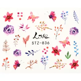 Pegatina de flor de uñas 6
