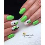 Polka Top Coat - Black&White dots - Gel 8ml