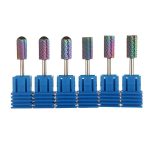 Cabezal abrasivo de carburo cilíndrico - XC - grueso