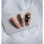 Polka Velvet Top Coat - Black Flakes - Gel 8ml