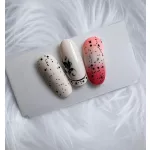 Polka Velvet Top Coat - Black dots - Gel 8ml