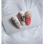 Polka Velvet Top Coat - Mini puntos negros - Gel 8ml
