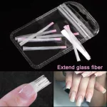 Uñas y fibras de seda de extensión 