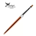 Pincel de gelatina curvado de pelo natural -4, Kolinsky