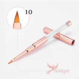   Cepillo decorativo mini de calidad superior, rosegold, decorado con cristales