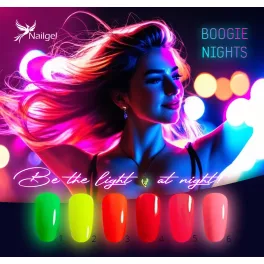Boogie Nights gel barniz - luz en efecto oscuro 